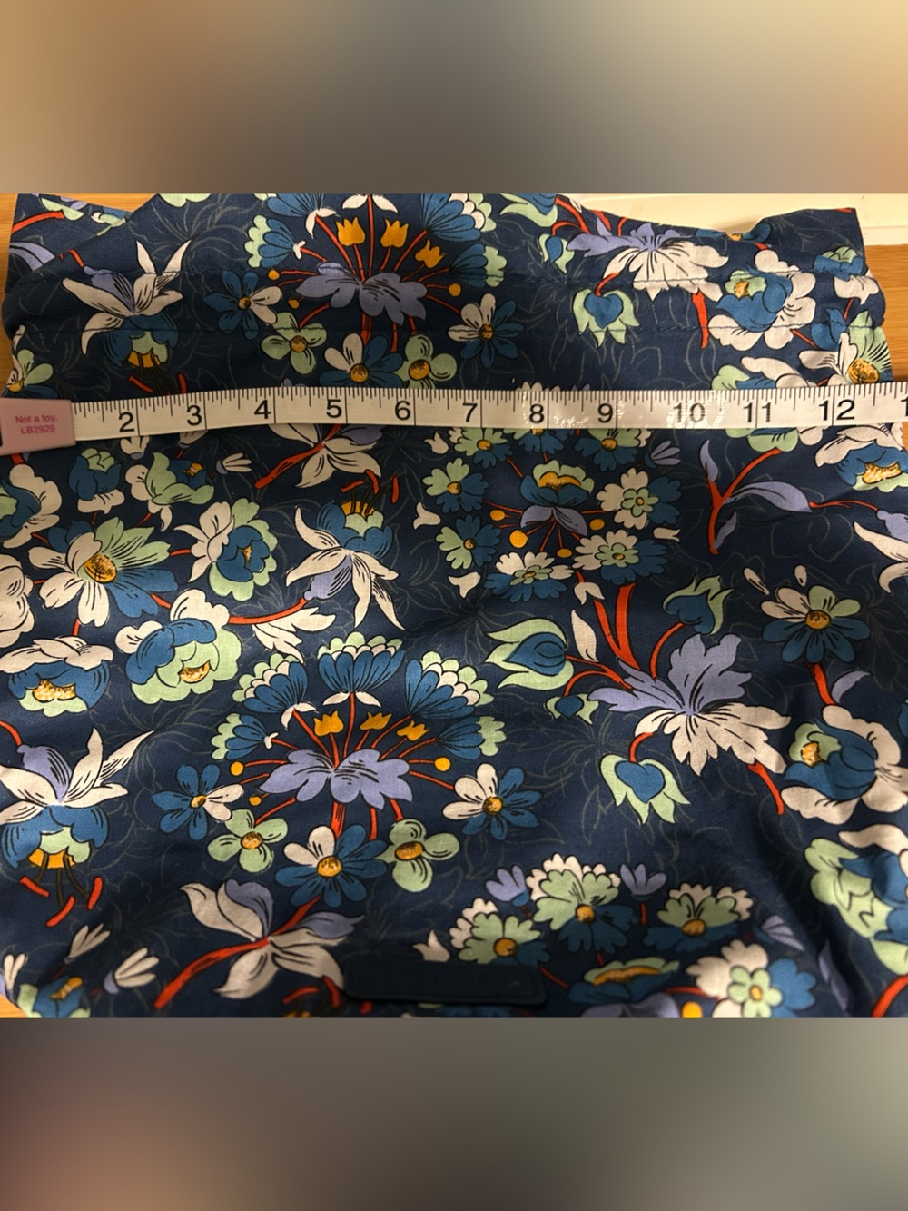 Vera Bradley NWT Diddy bag “floral burst” w/plastic lining & drawstring closure - Picture 11 of 12